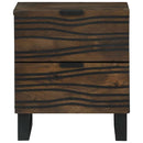 vidaXL Éjjeliszekrény fiókkal Dió 40 x 33 x 46 cm Tömör akácfa