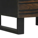 vidaXL Éjjeliszekrény 2 pcs Dió 40 x 33 x 46 cm Szerelt Fa