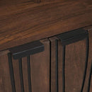 vidaXL Széf Barna 60 x 33.5 x 75 cm Tömör mangófa