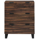vidaXL Széf fiókkal Barna 60 x 33.5 x 75 cm Tömör mangófa