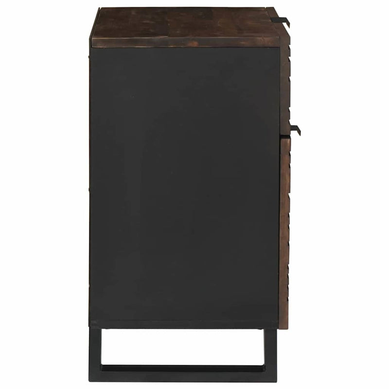 vidaXL Éjjeliszekrény fiókkal Dió 50 x 33 x 60 cm tömör mangófa