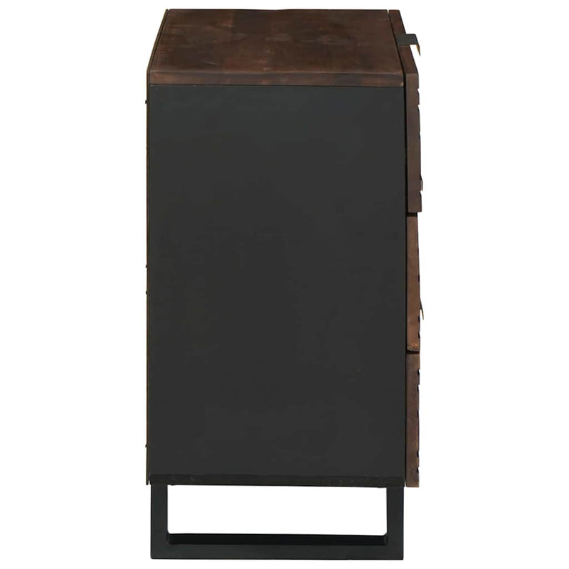 vidaXL Éjjeliszekrény fiókkal Dió 50 x 33 x 60 cm tömör mangófa
