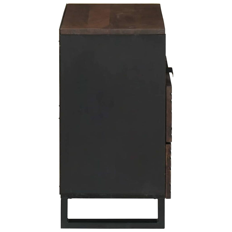 vidaXL Éjjeliszekrény fiókkal Dió 50 x 33 x 60 cm tömör mangófa