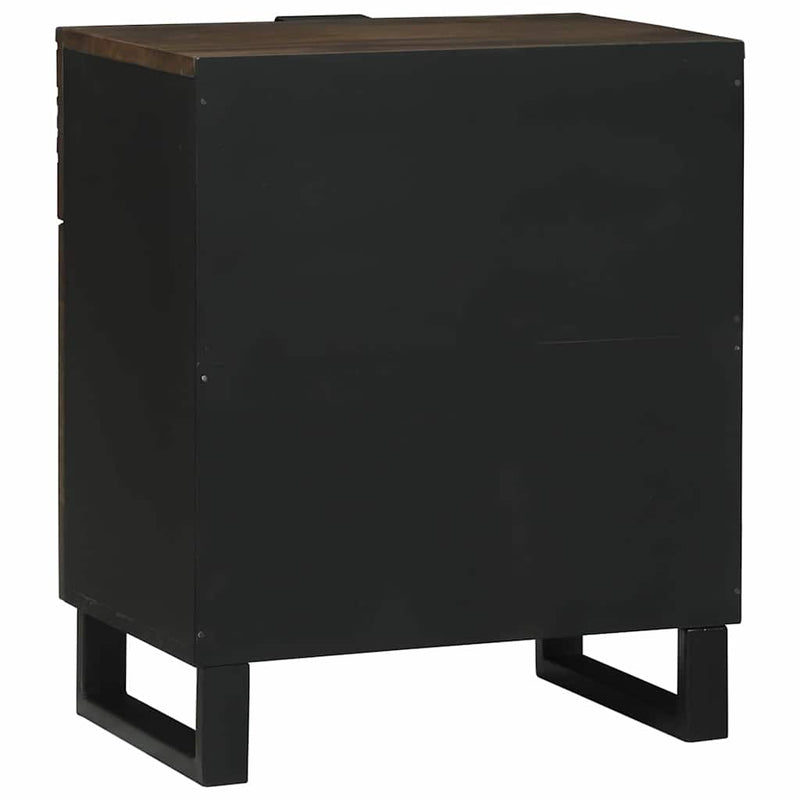 vidaXL Éjjeliszekrény fiókkal Dió 50 x 33 x 60 cm tömör mangófa