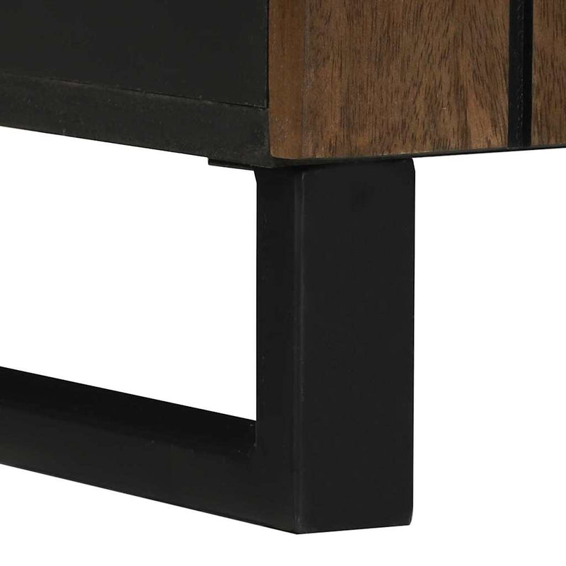 vidaXL Fürdőszobai mosdószekrény polcokkal Dió 62 x 33 x 58 cm Faanyag