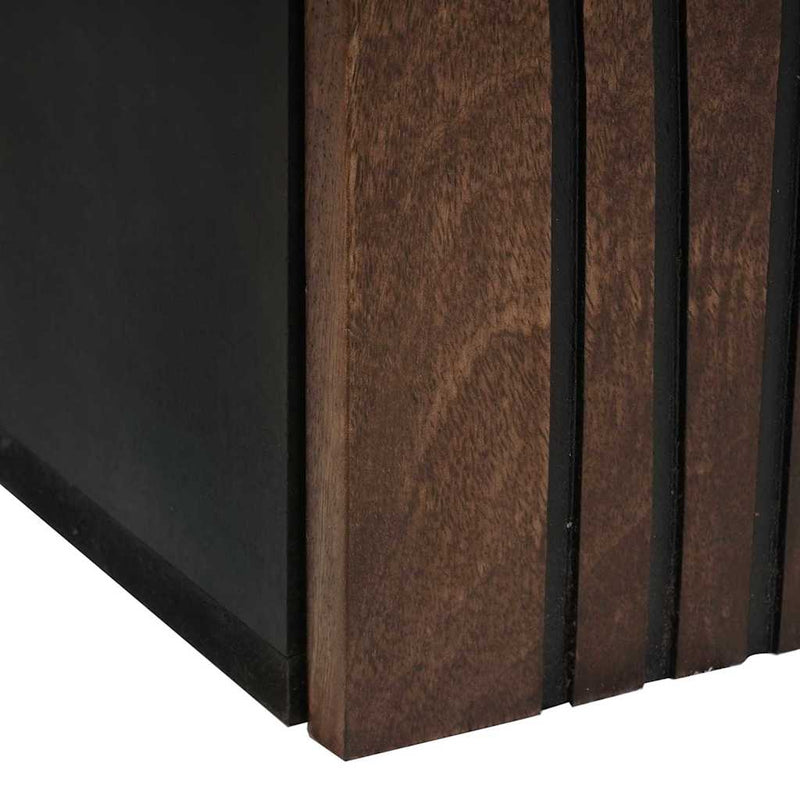 vidaXL Fürdőszobai mosdószekrény ajtóval Dió 38 x 33,5 x 48 cm Faanyag