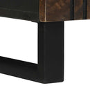 vidaXL Fürdőszobai Szekrény ajtóval Barna és fekete 38 x 33.5 x 58 cm