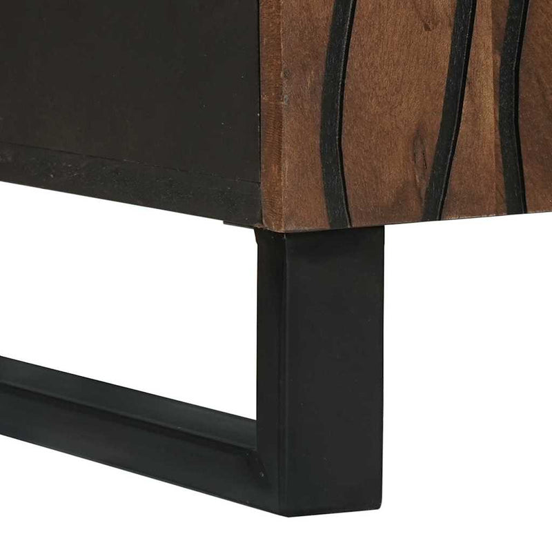 vidaXL Média tárolószekrények és állványok Barna 60 x 33.5 x 75 cm