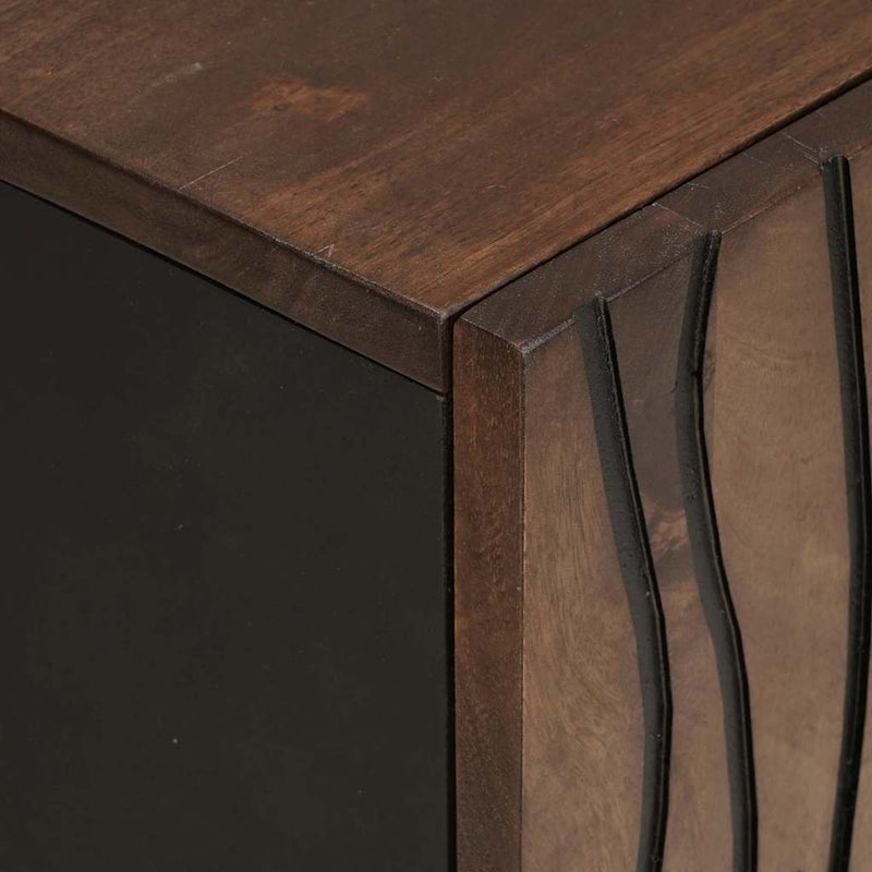 vidaXL Média tárolószekrények és állványok Barna 60 x 33.5 x 75 cm