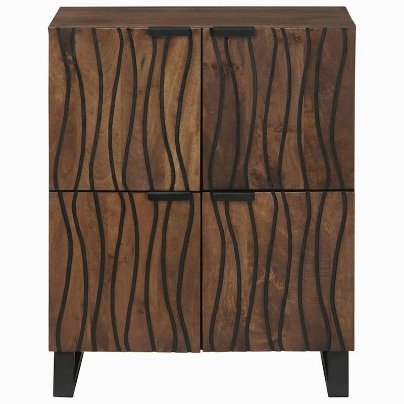 vidaXL Média tárolószekrények és állványok Barna 60 x 33.5 x 75 cm