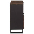 vidaXL Komód Barna 80 x 33 x 75 cm tömör mangófa