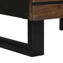 vidaXL Highboard Barna 40 x 33 x 110 cm tömör mangófa