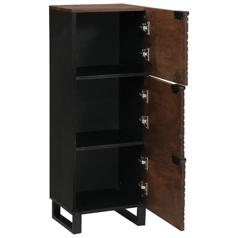 vidaXL Highboard Barna 40 x 33 x 110 cm tömör mangófa