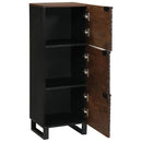 vidaXL Highboard Barna 40 x 33 x 110 cm tömör mangófa