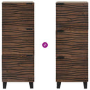 vidaXL Highboard Barna 40 x 33 x 110 cm tömör mangófa