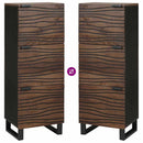 vidaXL Highboard Barna 40 x 33 x 110 cm tömör mangófa