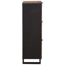 vidaXL Highboard Barna 40 x 33 x 110 cm tömör mangófa