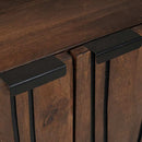 vidaXL Magas Szekrény Barna 60 x 33 x 100 cm tömör mangófa