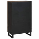 vidaXL Magas Szekrény Barna 60 x 33 x 100 cm tömör mangófa