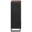 vidaXL Magas Szekrény fiókkal Barna 60 x 33 x 100 cm tömör mangófa