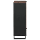 vidaXL Magas Szekrény Barna 60 x 33 x 100 cm tömör mangófa