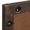 vidaXL Fürdőszobai tükör Falra szerelhető Barna 70 x 50 x 2,5 cm