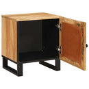 vidaXL Éjjeliszekrény 2 pcs Természetes 40 x 33 x 46 cm