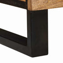 vidaXL TV szekrény polcokkal Barna 105 x 33 x 46 cm Tömör Mangófát