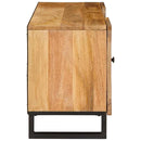 vidaXL TV szekrény polcokkal Barna 105 x 33 x 46 cm Tömör Mangófát