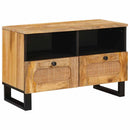 vidaXL TV szekrény fiókkal Barna 70 x 33 x 46 cm Tömör Mangófát