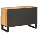 vidaXL TV szekrény fiókkal Barna 70 x 33 x 46 cm Tömör Mangófát