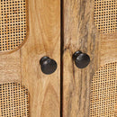 vidaXL Széf Barna 60 x 33 x 75 cm Tömör Mangófát