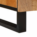 vidaXL Éjjeliszekrény 2 pcs Természetes 40 x 33 x 46 cm Tömör Mangófát
