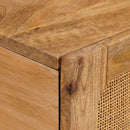 vidaXL Dohányzóasztal Artisan tölgy 100 x 54 x 40 cm Tömör Mangófát