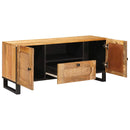 vidaXL TV szekrény fiókkal Barna 105 x 33 x 46 cm Tömör Mangófát