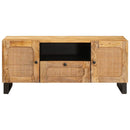 vidaXL TV szekrény fiókkal Barna 105 x 33 x 46 cm Tömör Mangófát