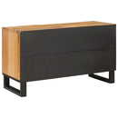 vidaXL TV szekrény tárolóval Barna 80 x 33 x 46 cm Tömör Mangófát