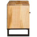 vidaXL TV szekrény tárolóval Barna 80 x 33 x 46 cm Tömör Mangófát