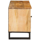 vidaXL TV szekrény fiókkal Barna 100 x 33 x 46 cm Tömör Mangófát
