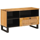 vidaXL TV szekrény fiókkal Barna 80 x 33 x 46 cm Tömör Mangófát