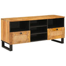vidaXL TV szekrény fiókkal Barna 100 x 33 x 46 cm Tömör Mangófát