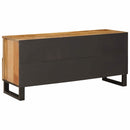 vidaXL TV szekrény fiókkal Barna 100 x 33 x 46 cm Tömör Mangófát