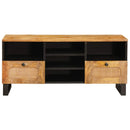 vidaXL TV szekrény fiókkal Barna 100 x 33 x 46 cm Tömör Mangófát