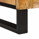 vidaXL Széf tárolóval ajtóval Barna 60 x 33 x 75 cm Tömör Mangófát