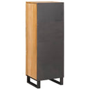 vidaXL Magasfiú tárolóval ajtóval Barna 90 x 33 x 75 cm Tömör Mangófát