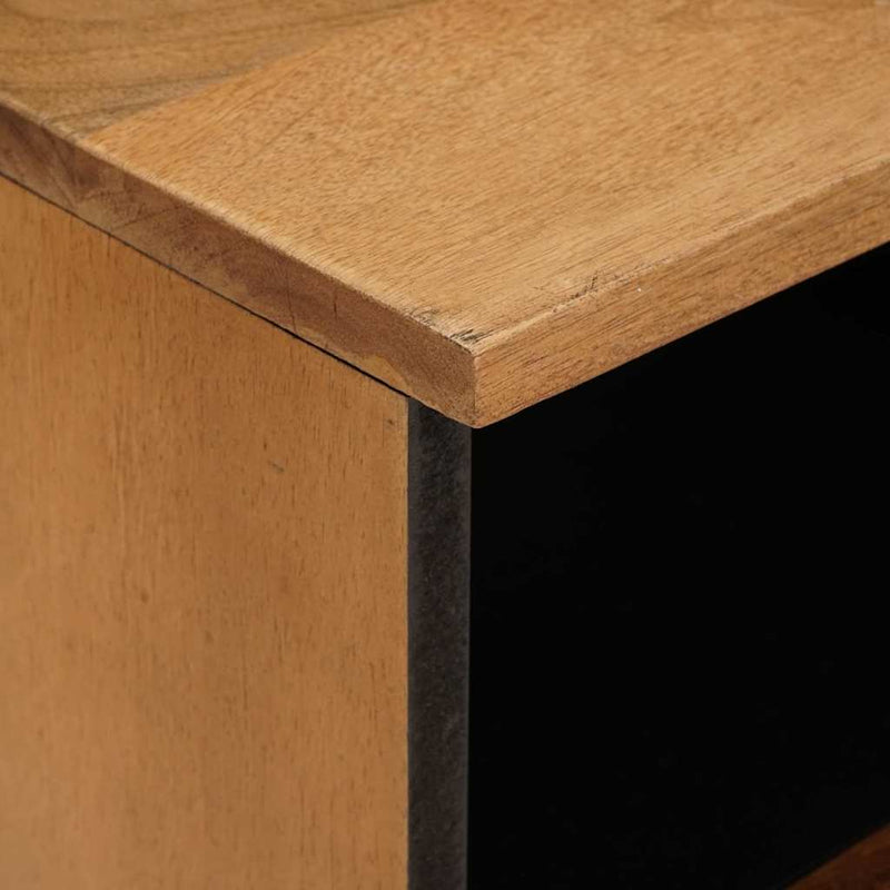 vidaXL TV szekrény fiókkal Világosbarna 70 x 33 x 46 cm tömör mangófa