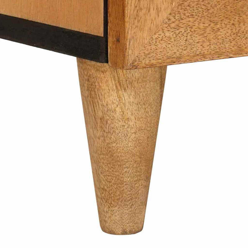 vidaXL TV szekrény fiókkal Világosbarna 70 x 33 x 46 cm tömör mangófa