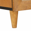 vidaXL Széf fiókkal Világosbarna 60 x 33 x 75 cm tömör mangófa