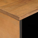 vidaXL Dohányzóasztal Világos Barna 80 x 50 x 40 cm Tömör akácfa