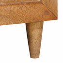 vidaXL Dohányzóasztal Világos Barna 80 x 50 x 40 cm Tömör akácfa